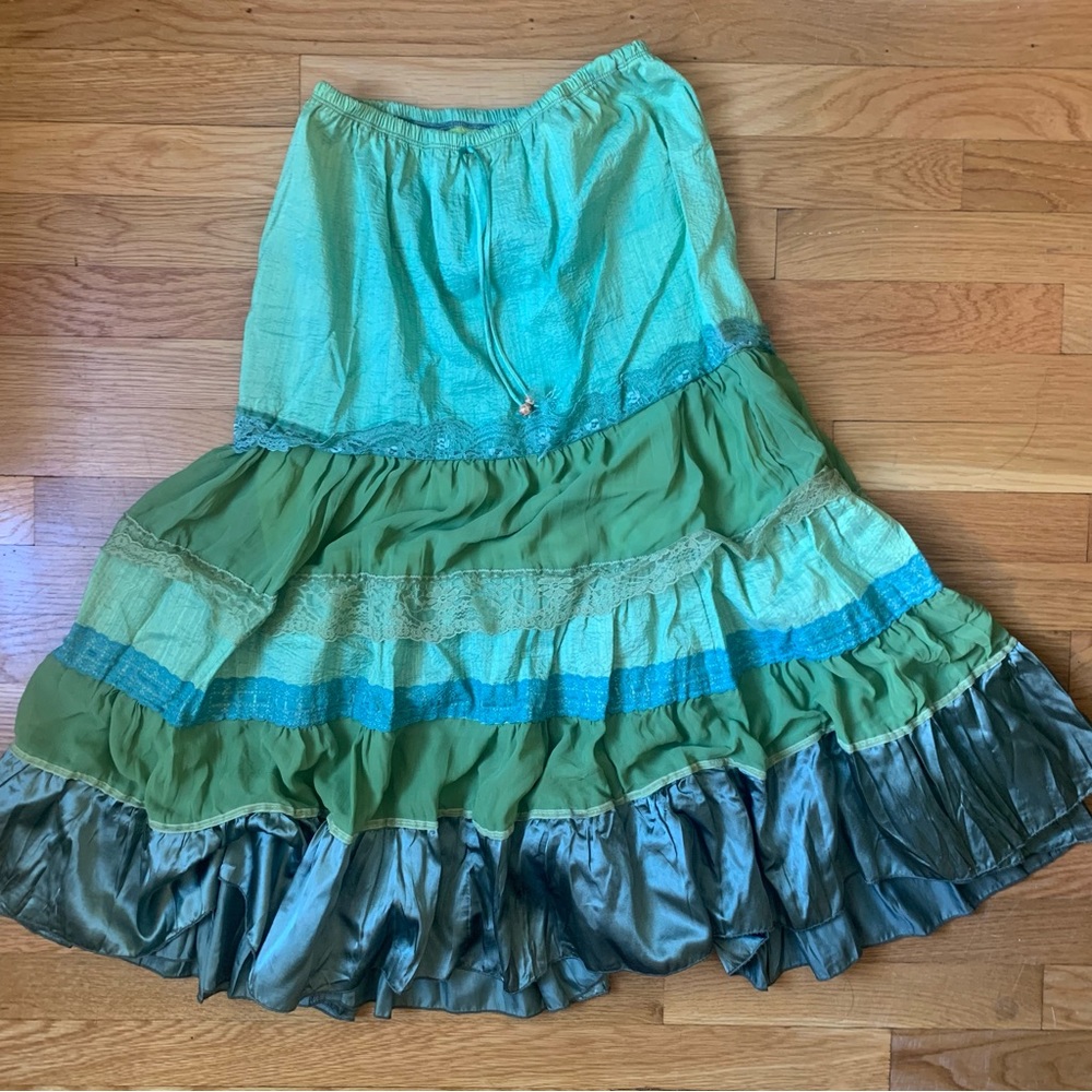 Vintage green skirt